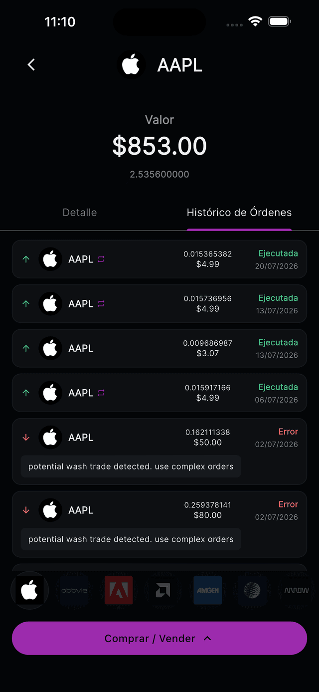 TraderPal pantalla 13