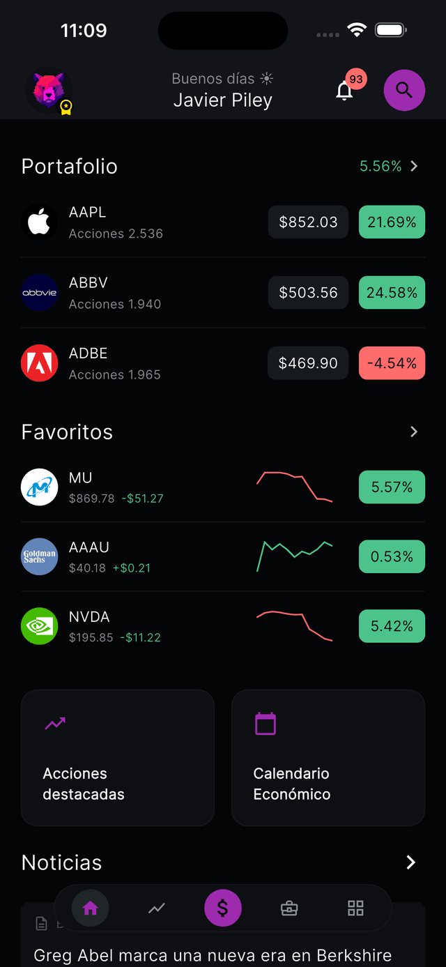 TraderPal pantalla 5